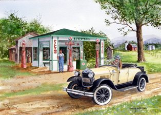 When Gas Was Cheap - Original painting