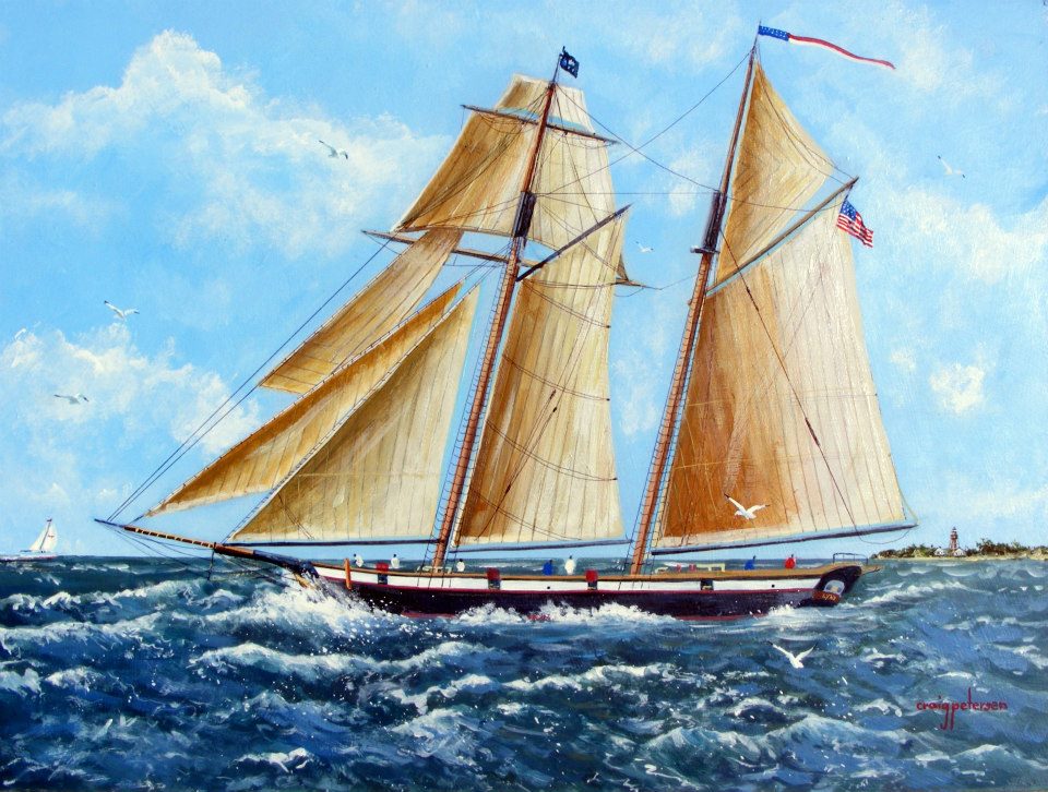 Tall Ship Lynx - reproduction from War of 1812